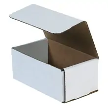 7 x 4 x 3" White Corrugated Mailers