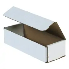 8 x 3 x 2" White Corrugated Mailers