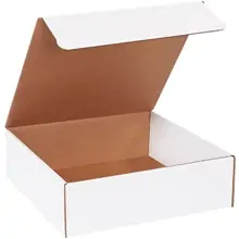 13 x 13 x 4" White Literature Mailers