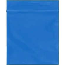 3 x 3" - 2 Mil Blue Reclosable Poly Bags