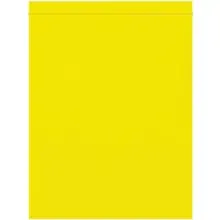 8 x 10" - 2 Mil Yellow Reclosable Poly Bags