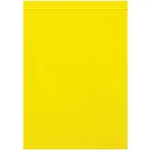 9 x 12" - 2 Mil Yellow Reclosable Poly Bags