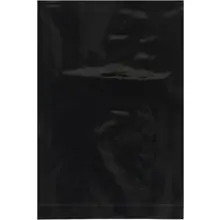 4 x 6" - 2 Mil Black Flat Poly Bags