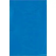 6 x 9" - 2 Mil Blue Flat Poly Bags