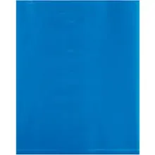 12 x 15" - 2 Mil Blue Flat Poly Bags (100 Pack)