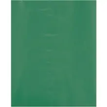 8 x 10" - 2 Mil Green Flat Poly Bags