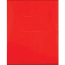 8 x 10" - 2 Mil Red Flat Poly Bags