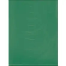 9 x 12" - 2 Mil Green Flat Poly Bags