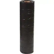 60 x 60" - 1.5 Mil Black Top Sheeting/Central Folded