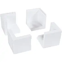 3 3/4 x 3 3/4 x 3 3/4" Foam Corners