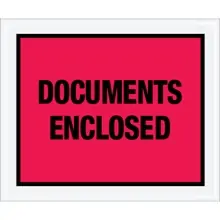 10 x 12" Red "Documents Enclosed" Envelopes