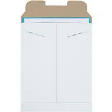 9 x 11 1/2" White Stayflats® Mailers