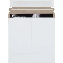 6 x 6" White Self-Seal Stayflats Plus® Mailers