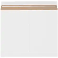 14 7/8 x 11 7/8" White Stayflats Lite® Mailers
