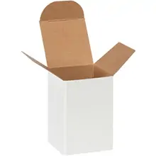 2 x 2 x 3" White Reverse Tuck Folding Cartons