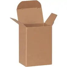 2 x 1 1/4 x 3" Kraft Reverse Tuck Folding Cartons