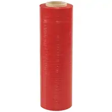 18" x 80 Gauge x 1500' Red Cast Hand Stretch Film