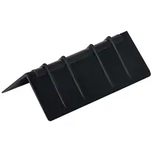 5 1/4 x 2" - Black Plastic Strap Guards