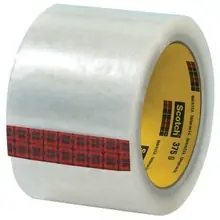 3'' X 55 yds. Clear Scotch® High Tack Box Sealing Tape 375