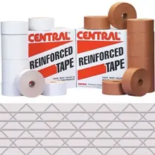72mm x 375' White Central® 240 Reinforced Tape