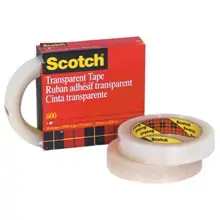 3/4" x 36 yds. Scotch® Transparent Tape 600