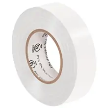 3/4" x 20 yds. White (10 Pack) Electrical Tape
