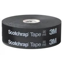 2" x 100' Black 3M™ 51 Scotchwrap™ Corrosion Protection Tape