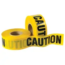 3" x 1000' - Barricade Tape "Caution"