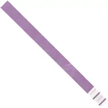 3/4 x 10" Purple Tyvek® Wristbands