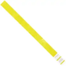 3/4 x 10" Yellow Tyvek® Wristbands