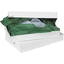 11 1/2 x 8 1/2 x 1 5/8" White Apparel Boxes