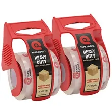 2’’ x 25 yds. Crystal Clear Tape Logic® with dispenser