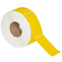3 x 5" Yellow Direct Thermal Labels