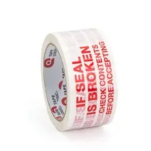 2" x 110 yds. - "Stop If Seal Is Broken" Tape Logic® Messaged Carton Sealing Tape