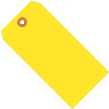 3 1/4 x 1 5/8" Yellow 13 Pt. Shipping Tags